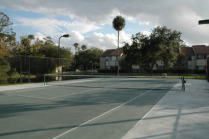 Tennis Court at apartments